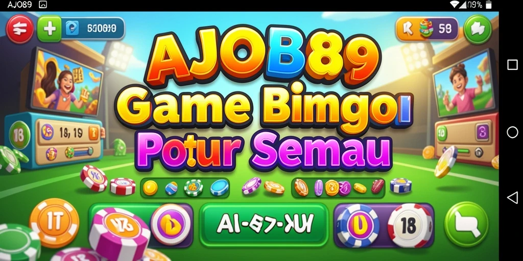 Screenshot AJO89 menampilkan pemain menikmati permainan Bingo.