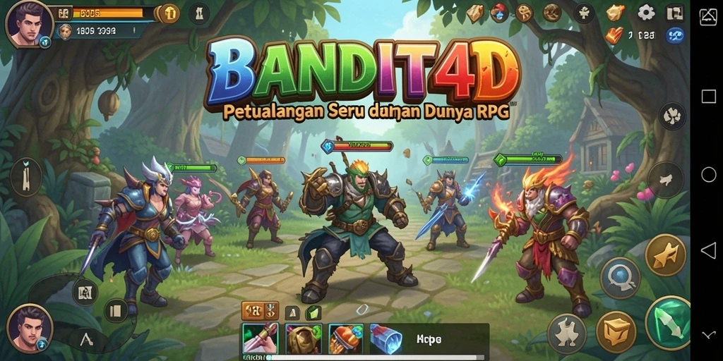 Gameplay RPG seru di BANDIT4D dengan karakter menarik dan tantangan unik.