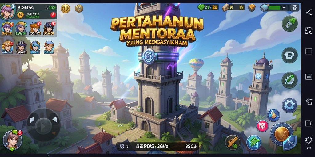 Gameplay seru Tower Defense dengan strategi menara yang mendebarkan.