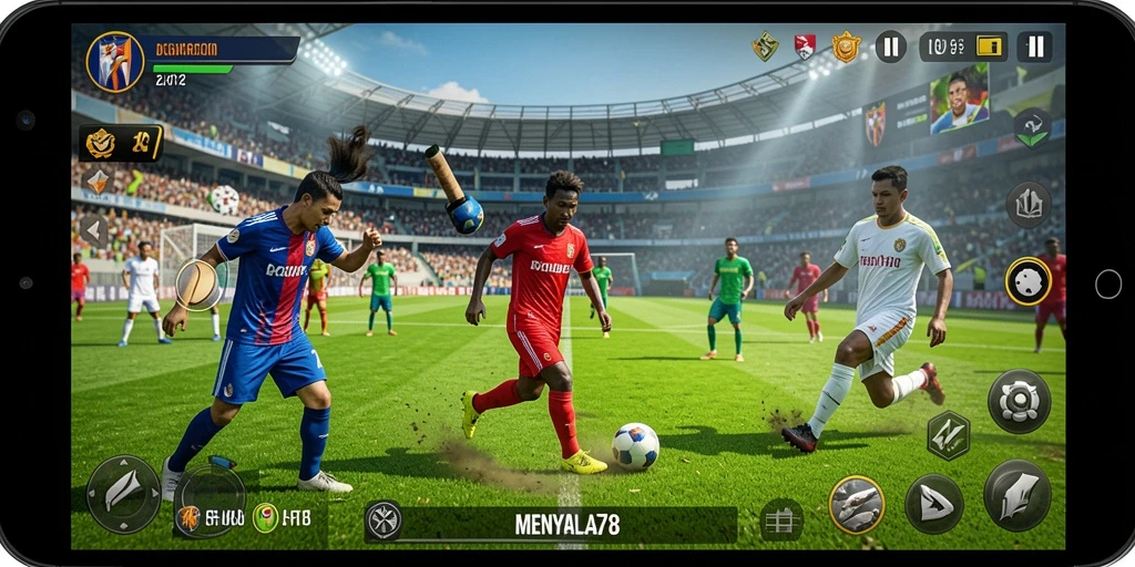 Tampilan gameplay yang menarik di <strong>MENYALA78</strong> saat pertandingan olahraga.