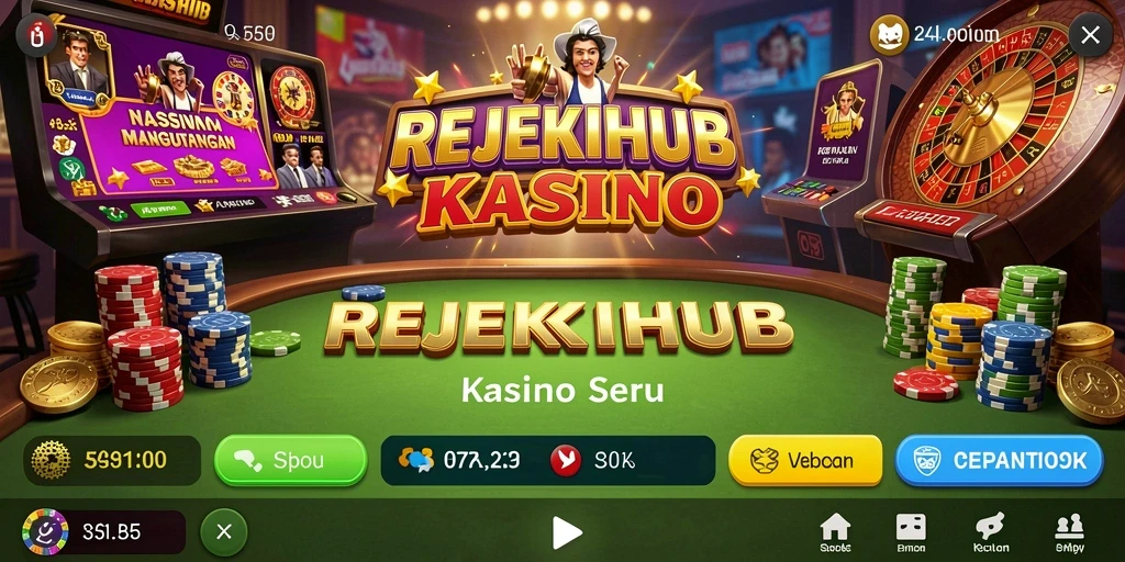 Tampilan gameplay seru dan mendebarkan dari REJEKIHUB.