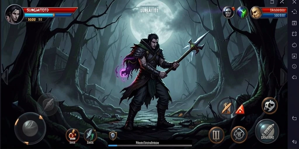 Gameplay HOROR yang menegangkan dengan efek suara menakutkan.